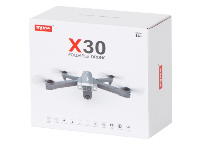 Dron Syma X30 HD 1080p kamerával és GPS-szel