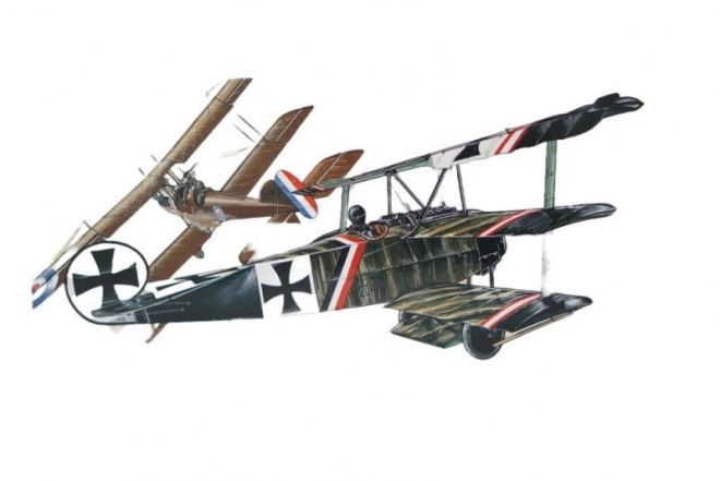 Fokker Dr. 1 repülőgép makett