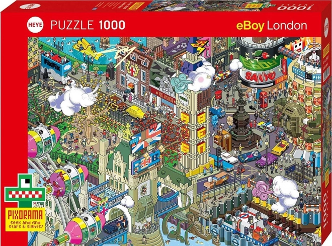 Heye puzzle pixorama: londoni kaland 1000 darabos