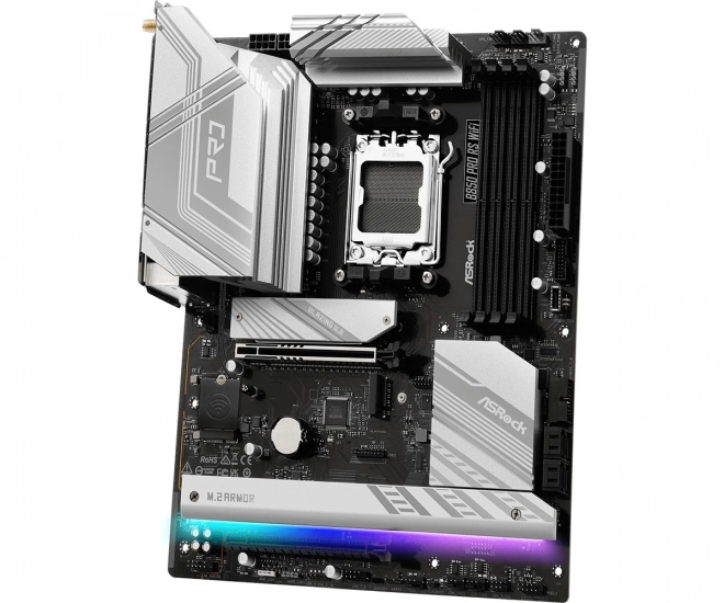 B850 pro RS WiFi alaplap 4 DDR5 ATX csatlakozással