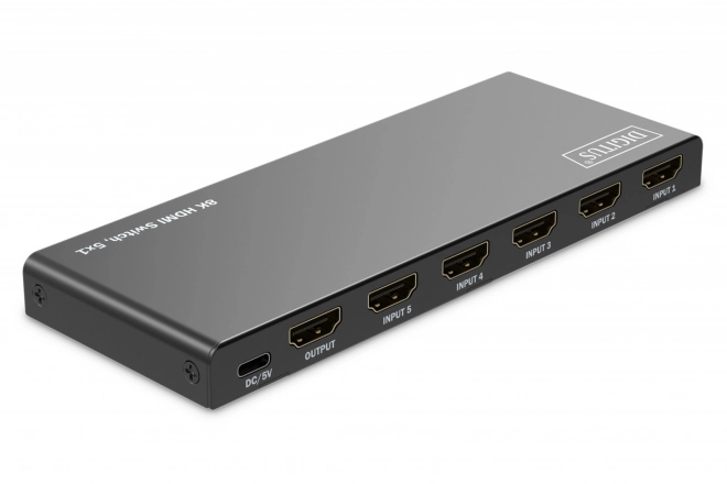 Digitus 8K HDMI átkapcsoló 5x1 távirányítóval