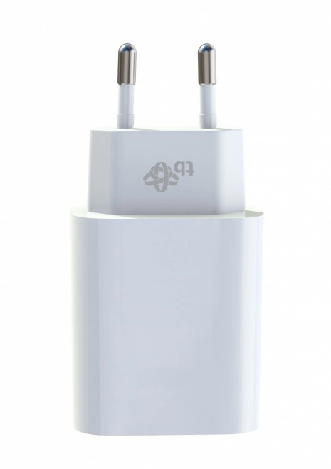 Fehér hálózati töltő 2x3A USB C + USB A Power Delivery