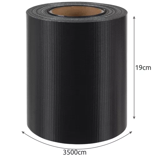 Kerti kerítésszalag 19cm x 35m, antracit