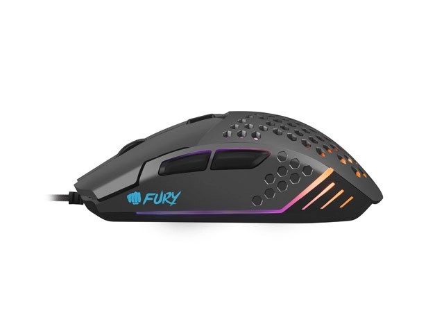 Fury Battler játék egér 6400 DPI RGB világítással fekete