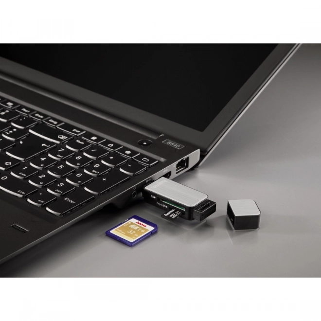 SD/microSD kártyaolvasó USB 3.0 ezüst