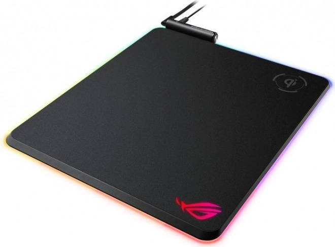 Rgb világító Qi vezeték nélküli ROG AURA gaming egérpad