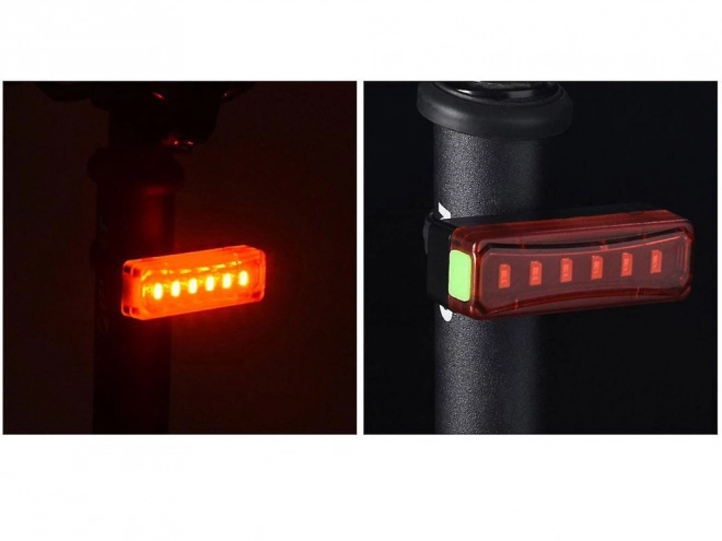 Hátsó LED Kerékpárlámpa USB-vel