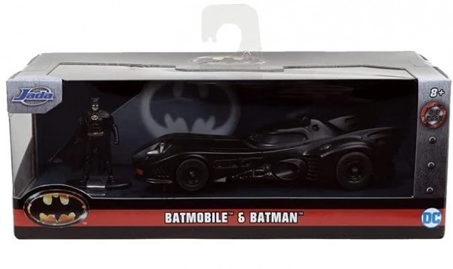 Batman Batmobil autó fém modell 1:32 figurával