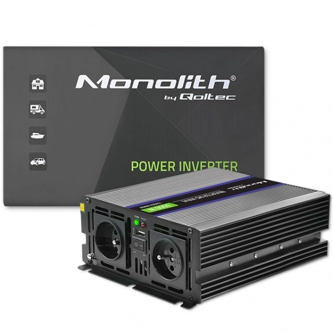 Monolith Feszültségátalakító 12V - 230V