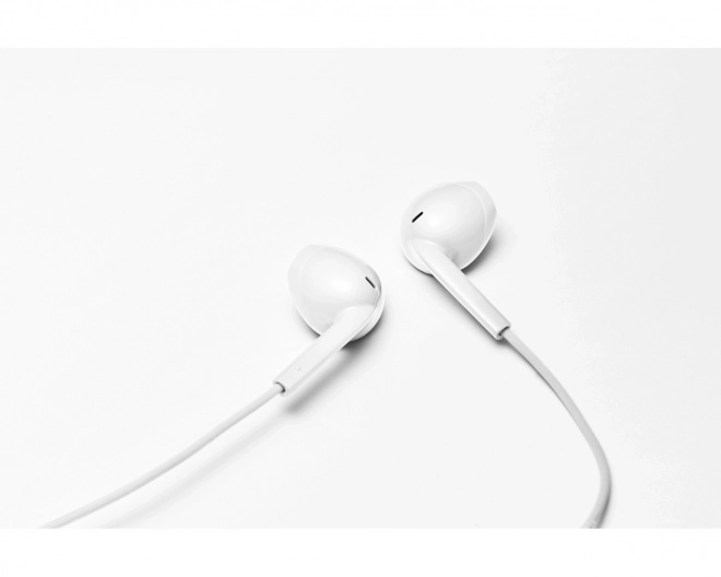 Fehér USB-C fülhallgató neodímium meghajtóval