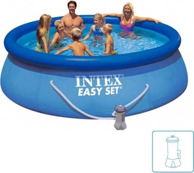 Könnyen Telepíthető Kerti Medence Pumpával - INTEX Set 366x76 cm