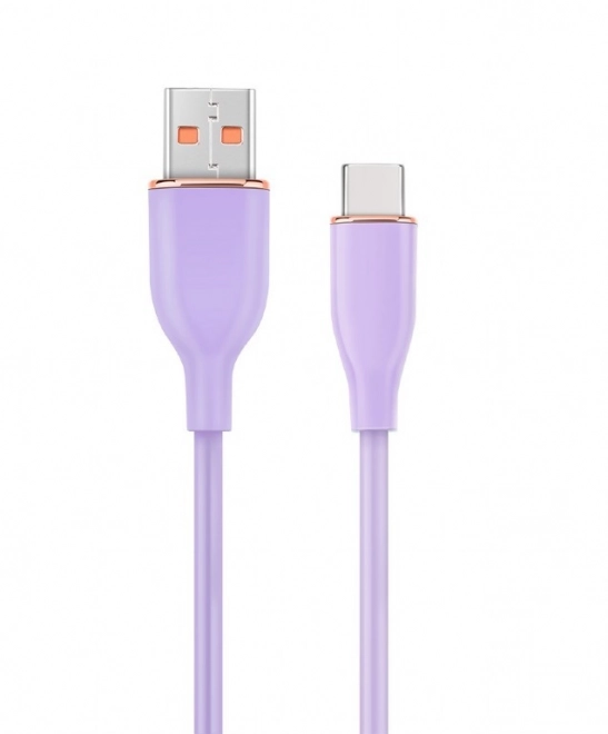 Usb a - Usb c lila kábel 1.5 méter