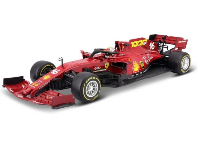 Bburago Ferrari SF 1000 osztrák #16 Leclerc modellautó 1:18 méretarányban