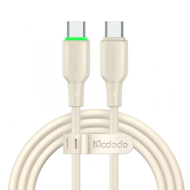 Usb-c kábel Usb-c típusra 65W MCDODO (1.2m, bézs)