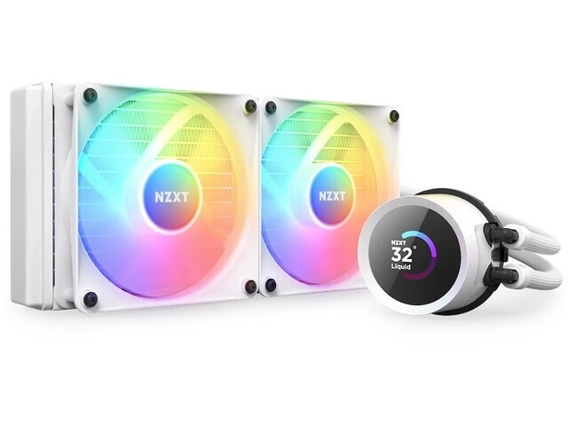 Nzxt kraken 240 RGB LCD vízhűtés fehér