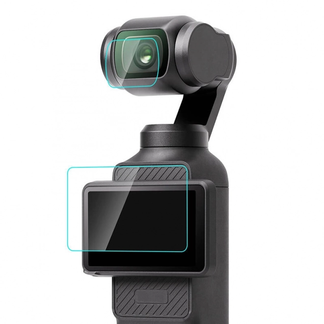 Tvrített üveg objektívlencséhez és képernyővédő DJI OSMO Pocket 3-hoz