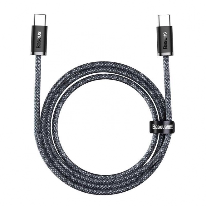 baseus dynamic usb-c to usb-c kábel, 100w, 2m, szürke