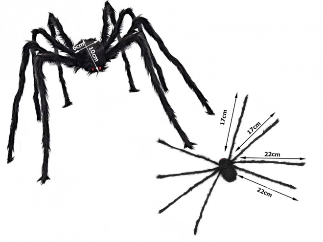 óriás halloween tarantula dekoráció