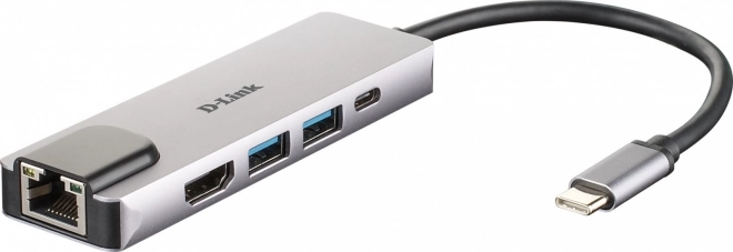 D-Link kompakt USB-C HUB HDMI-val