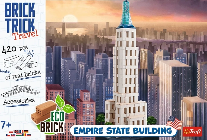 Trefl Brick Trick Empire State Building készlet