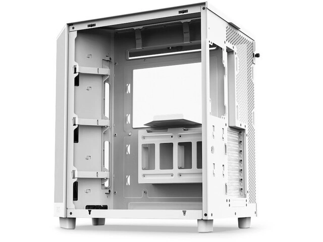 Fehér NZXT H6 Flow ablakos ház