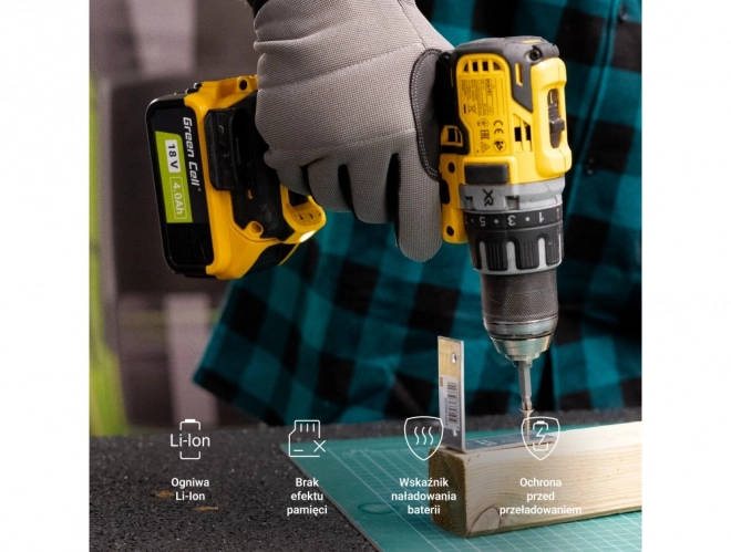 akkumulátor Green Cell Dewalt XR 18V 4Ah