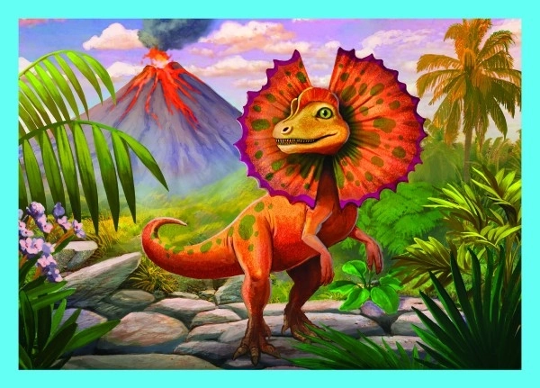 Különleges dinoszauruszos puzzle 4 az 1-ben gyerekeknek