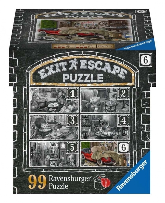 Ravensburger Szökés Puzzle - Kísérteties Kastély