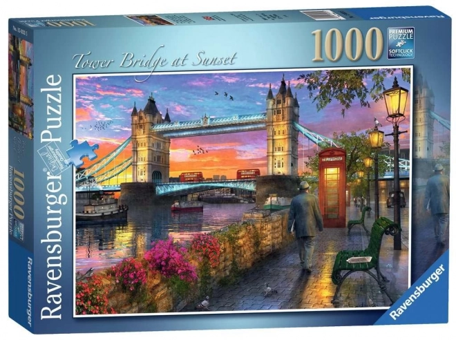 Naplemente a Tower Bridge fölött 1000 darabos Ravensburger puzzle