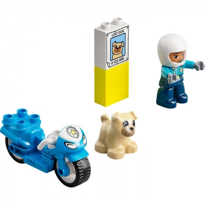 Lego Duplo városi rendőrmotor