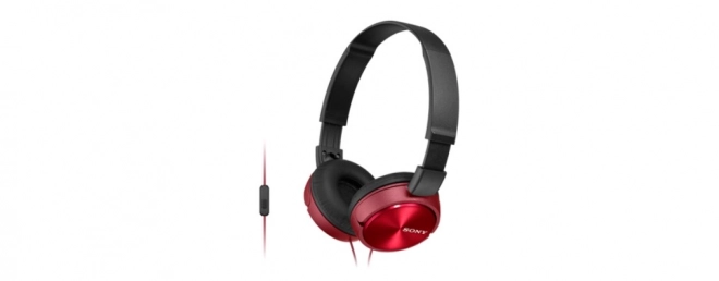 Sony piros headset mikrofonnal