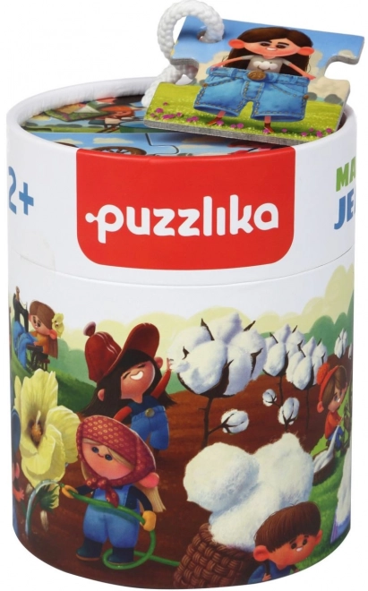 Dzsínkészítés történeti puzzle - 15 darabos