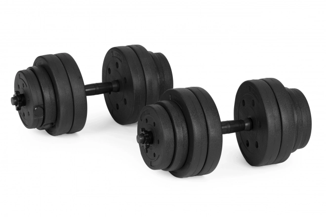 Állítható súlyzókészlet 20 kg erősítő edzésekhez