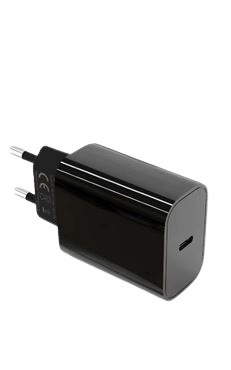 Usb C hálózati töltő 20W Power Delivery fekete