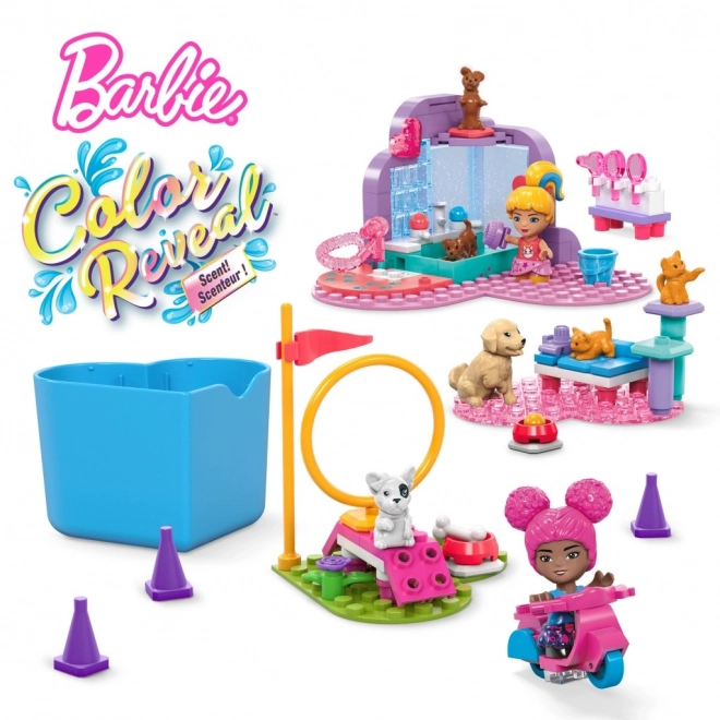 Barbie Color Reveal Tréning és Állatgondozás Játék Készlet