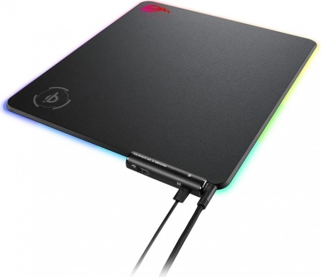 Rgb világító Qi vezeték nélküli ROG AURA gaming egérpad