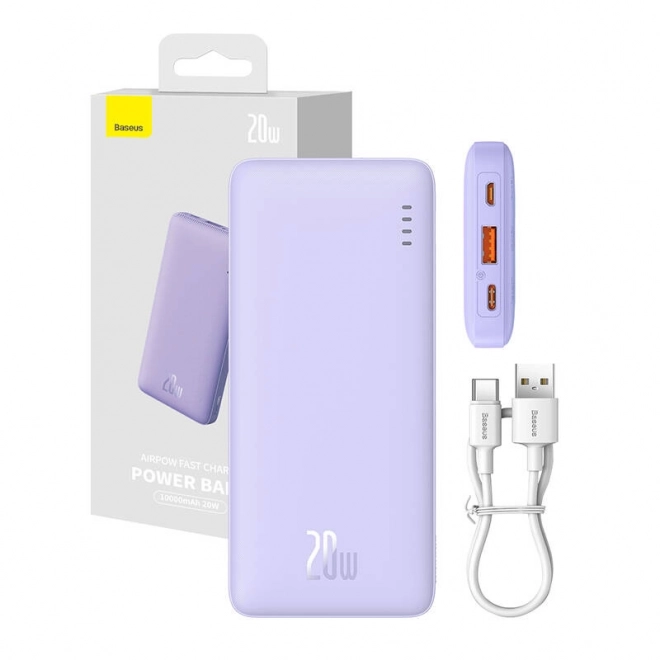 Baseus Airpow powerbank 10000mAh 20W lila