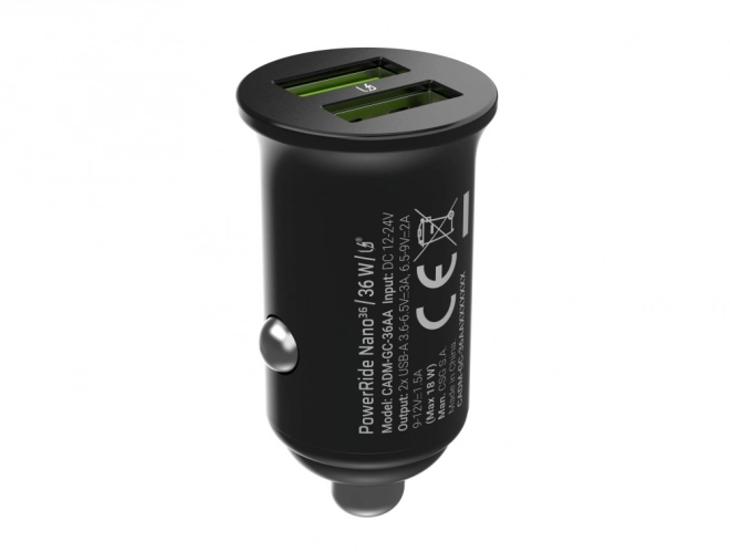 Autós töltő Green Cell PowerRide Nano 36W