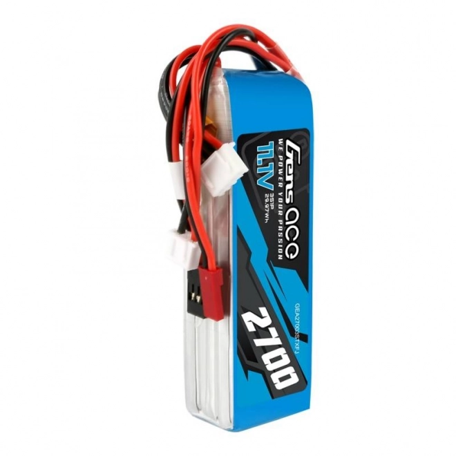 Gens Ace 11,1 V 2700 mAh LiPo akkumulátor Futaba/JST-XHR/JST-SYP csatlakozóval