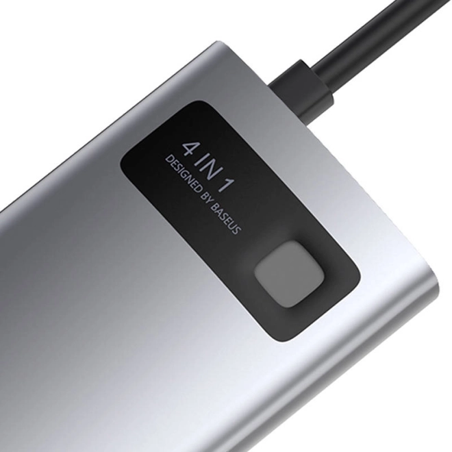 Baseus Metal Gleam sorozat 4 az 1-ben USB-C hub