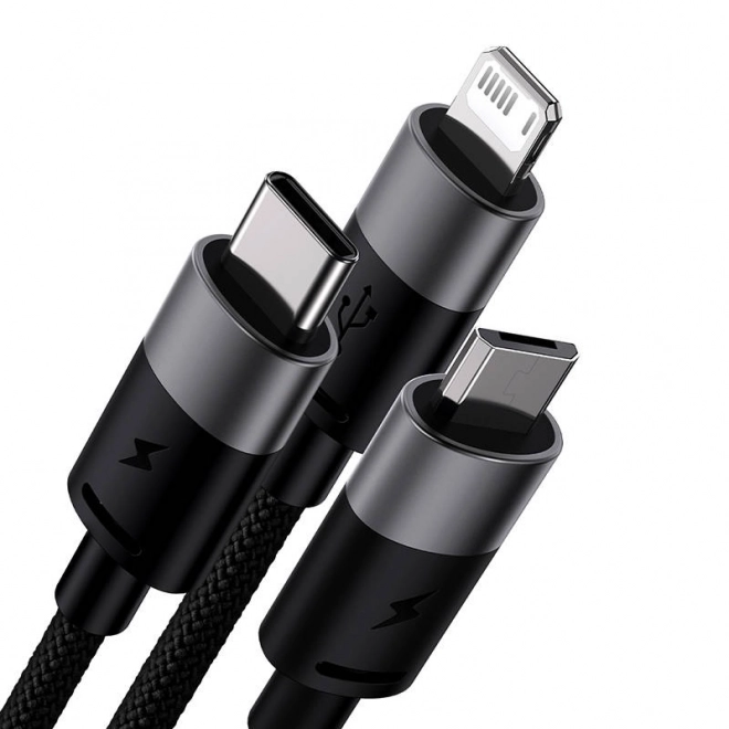 Usb gyors töltőkábel Baseus StarSpeed 3 az 1-ben