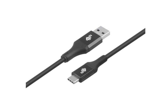 Prémium USB C töltőkábel 2m - fekete