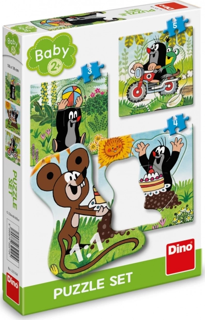 Dino bébi puzzle kismalac a réten 3 az 1-ben