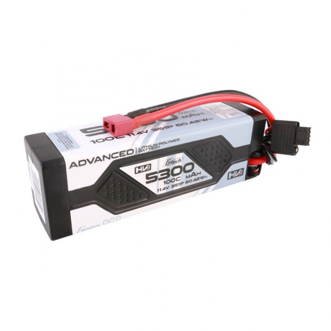 Gens ace nagy teljesítményű 5300mAh 11,4V 100C Lipo autó akkumulátor