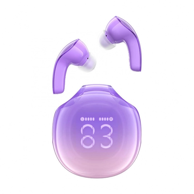 Acefast TWS in-ear fülhallgató, Bluetooth 5.3, vízálló IPX4 - Szőlő lila