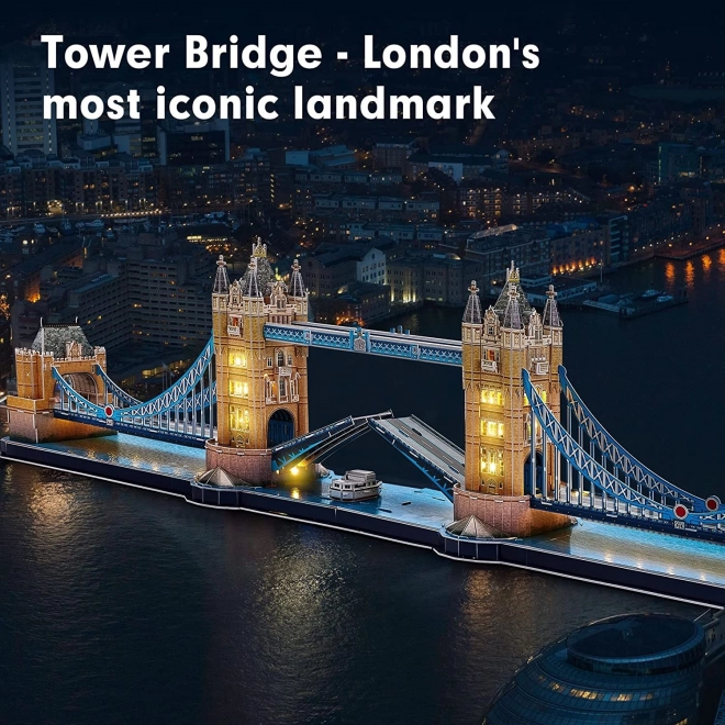 3D puzzle - Tower Bridge LED