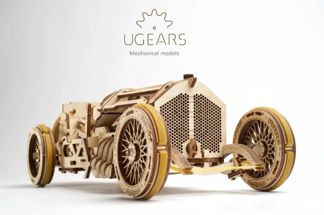 Mechanikus 3D Puzzle U-9 Grand Prix Autó - UGEARS