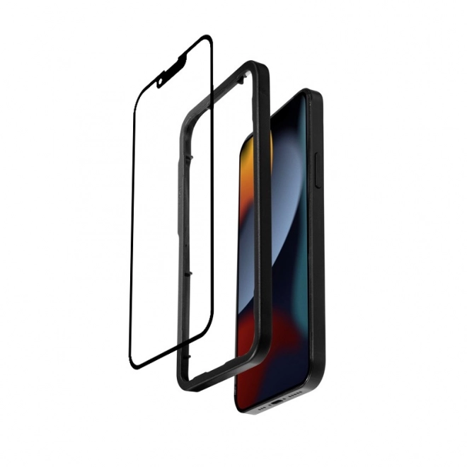 Antibakteriális 3D páncélozott üveg iPhone készülékhez beépítési kerettel – IPhone 14 / iPhone 13 / iPhone 13 Pro