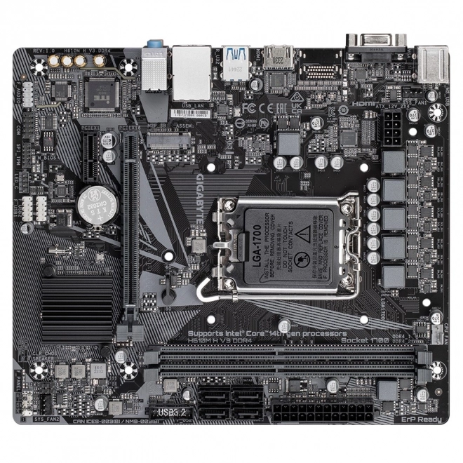Intel compatibilis mATX alaplap HDMI és USB portokkal