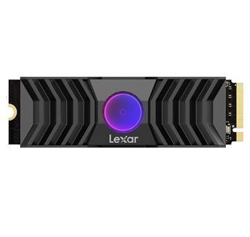 Lexar NM1090 2TB SSD Radiátorral és RGB fényeffektekkel